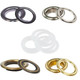 30mm Large Brass Eyelets with Washers (Pack of 10)